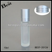 Rollo 10ml en la muestra libre de la botella de perfume del vidrio esmerilado, botella vacía vacía del vidrio de la bola del rodillo del precio en China
